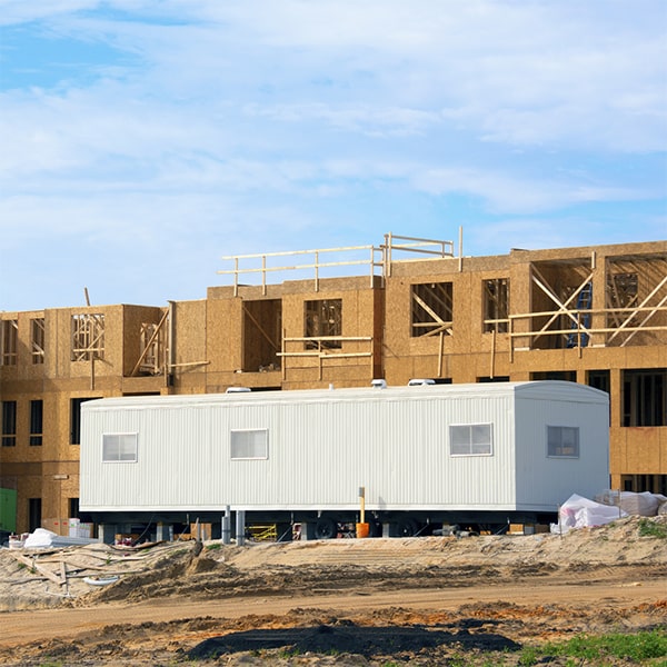 our typical delivery and set up time for construction site office trailers is within a few days